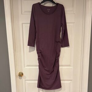 Violet Maternity Bodycon Dress